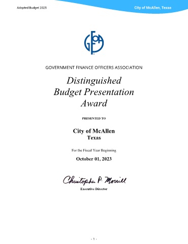 City Of Mcallen Office Of Management And Budget Home