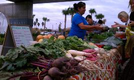 Farmers Market held weekly at the City Library