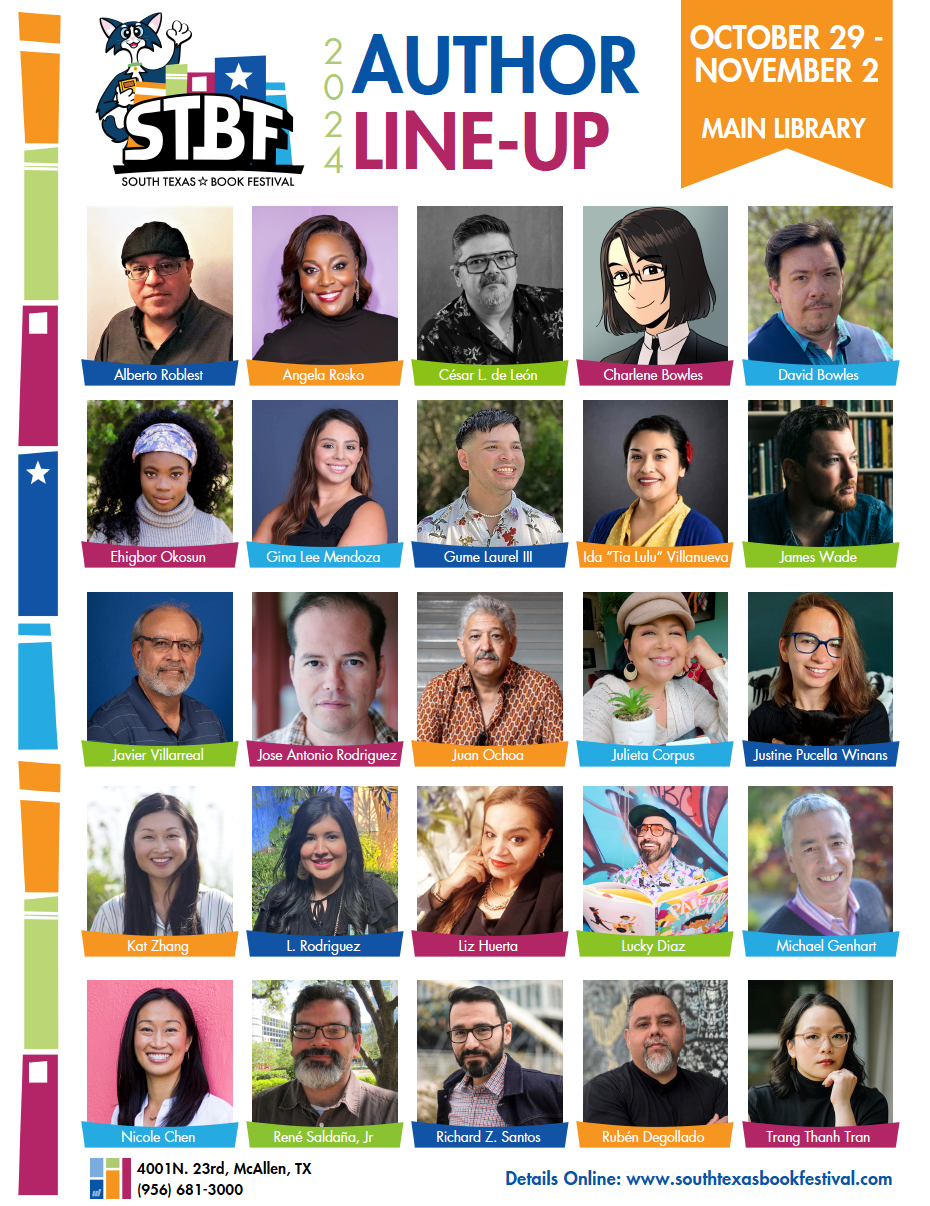 2024 South Texas Book Festival Author Line Up 2024 South Texas Book Festival Author Line Up