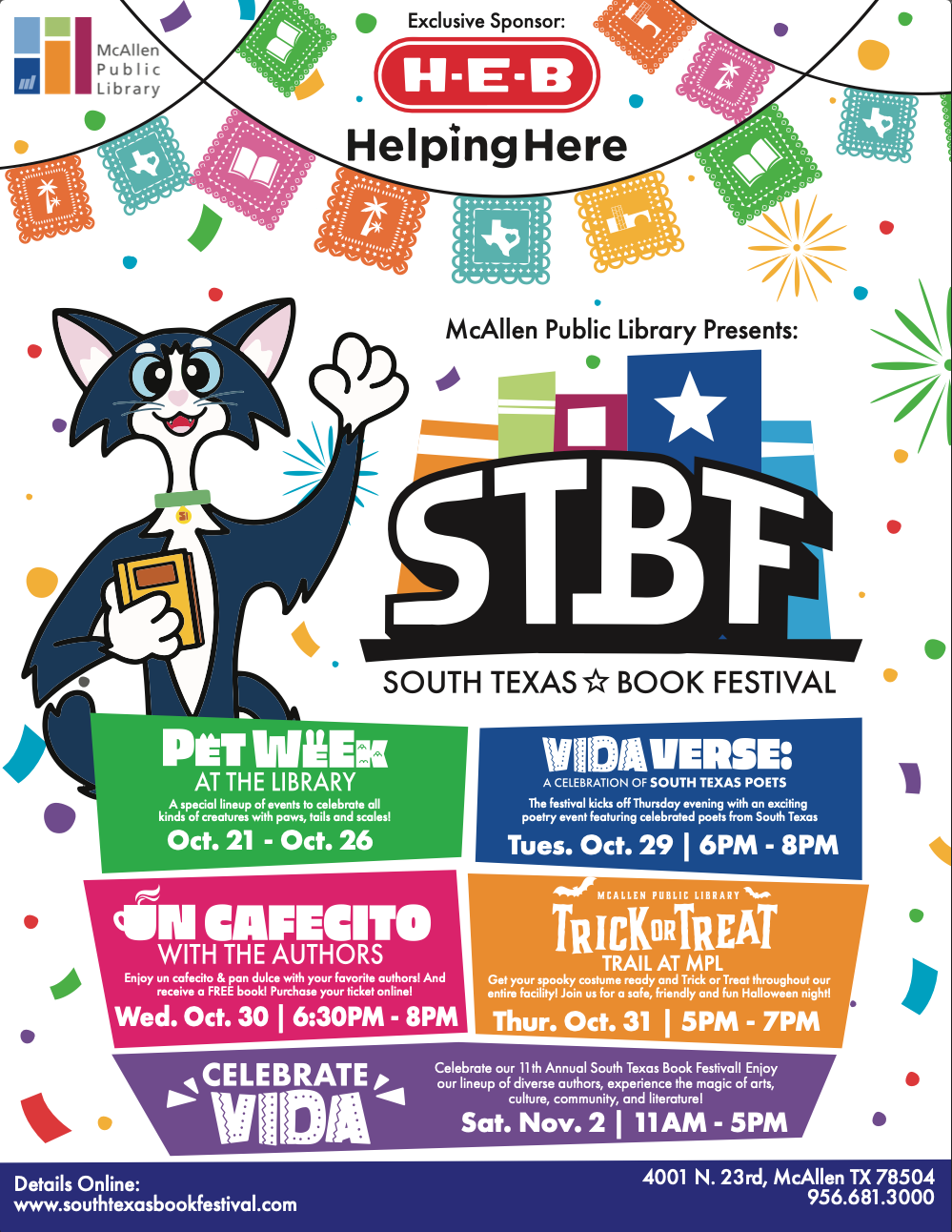 2024 South Texas Book Festival Flyer 2024 South Texas Book Festival Flyer