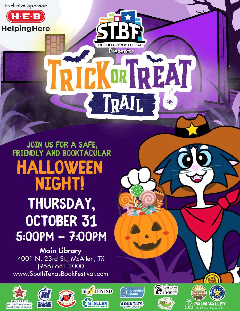 2024 South Texas Book Festival Trick or Treat Trail 2024 South Texas Book Festival Trick or Treat Trail