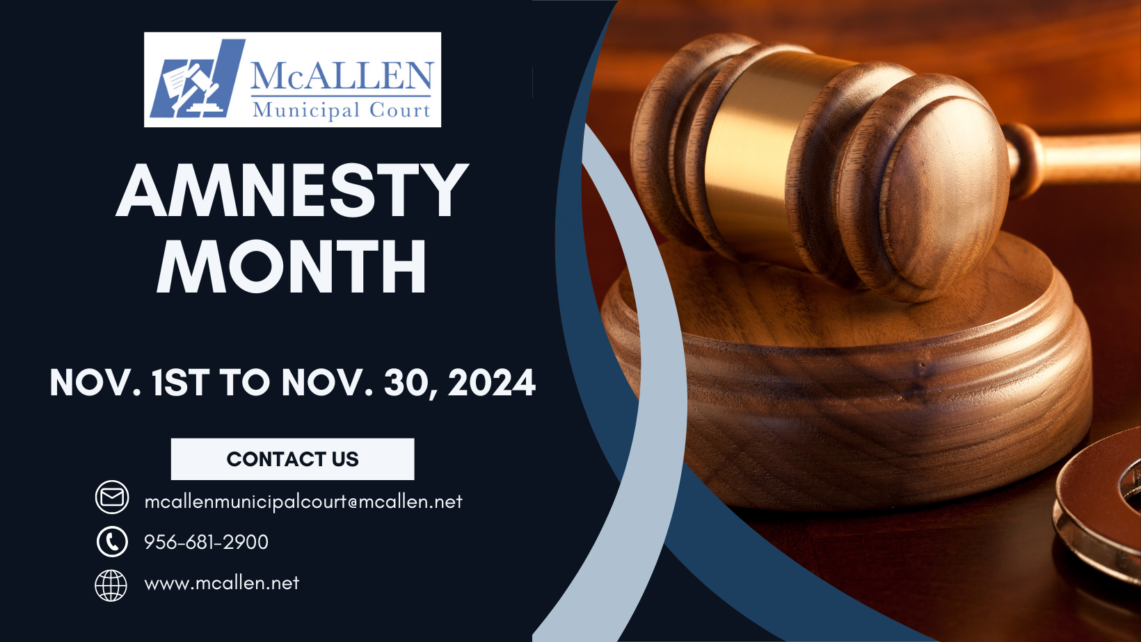 McAllen Municipal Court Amnesty November 2024 McAllen Municipal Court Amnesty November 2024