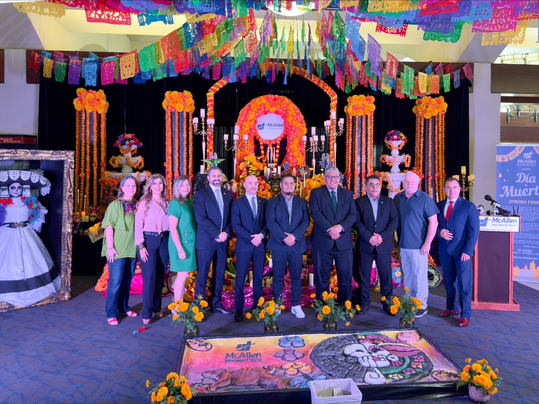 MFE Ofrenda Exhibit Photo Officials