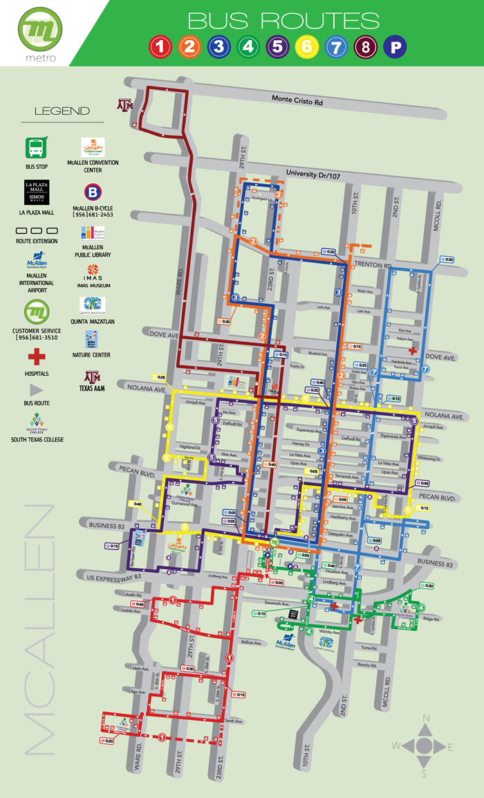 map of mcallen texas System Maps map of mcallen texas