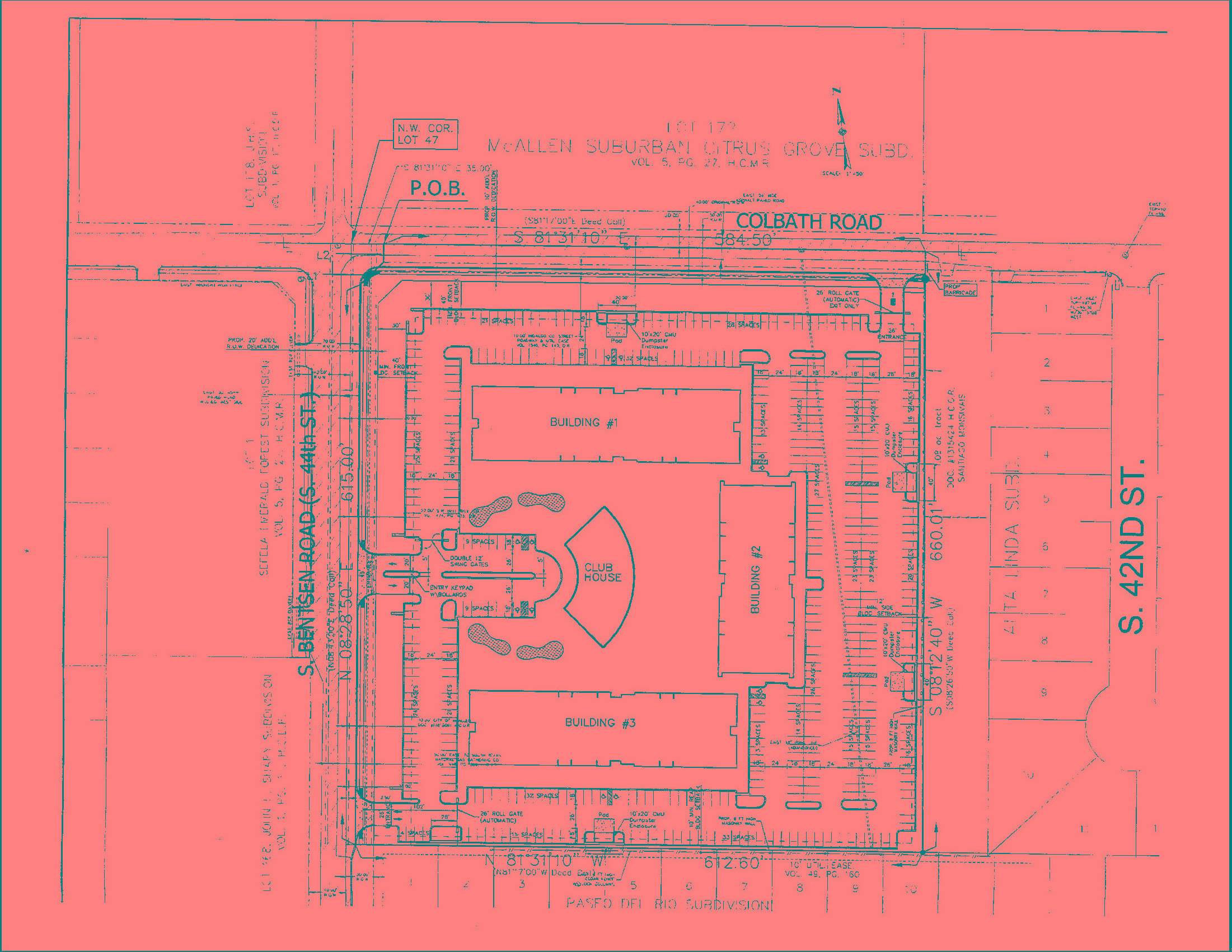 Example of a site plan